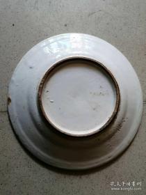 民国时期大型老瓷器瓷碟直径15厘米