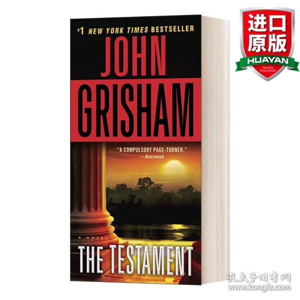 英文原版 The Testament: A Novel 遗嘱 英文版 进口英语原版书籍