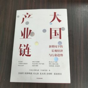 大国产业链 中金公司新作，聚焦大国产业链，探讨新格局下宏观经济与行业趋势 中信出版