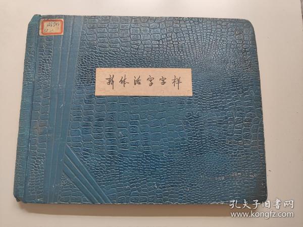 新体活字字样  大16开 罕见