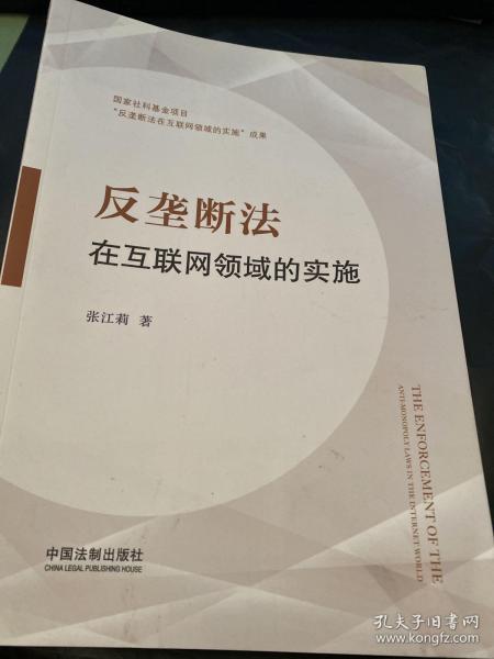 反垄断法在互联网领域的实施