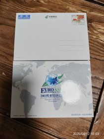 （保真）4.5元国际航空邮资明信片上海世博会一套8枚 