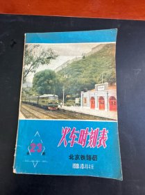 北京铁路局火车刻表1981.10.11