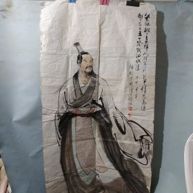 李樸画 人物画一幅（丁卯仲春 僊谿李樸绘于榕城）仙游著名画家李耕之子