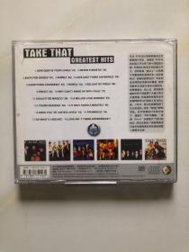 【正版光盘】TAKE THAT Greatest Hits 接招精选 光盘1张 + 英文歌单（如图）