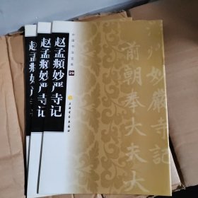 中国书法宝库 赵孟頫妙严寺记