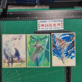 2004北京动漫嘉年华礼包，动漫画片8枚一套全，《蓝调》《蜘蛛侠》《80‘C》《绘羽》《四大名捕》《天使迷梦》《风云》《变形金刚》