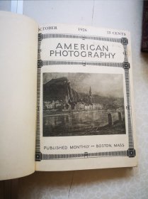 外文原版摄影史料 ame rlcan photogaphy mm美国人摄影 1926年合订本一册5 册合订 品算好