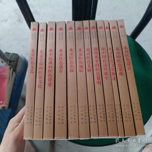 北京红色设计/红色文化丛书·北京文化书系共12册合售