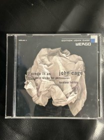 john cage约翰 凯奇打击乐作品集，wergo的john cage edition系列出品，原版cd盘面完好