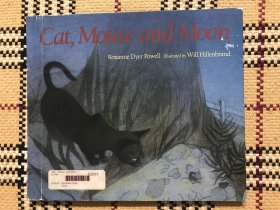 【英文原版】【儿童绘本】Cat, Mouse and Moon（精装本） 品相自鉴