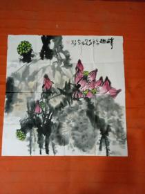 古长安陈天英字画一幅