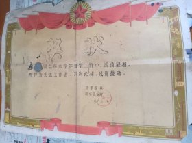 【奖状】：阜阳县新华区委（1983）