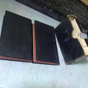 皮面精装烟盒大小皮面盒装 查令十字街出版商1870年版 收藏版古代与现代