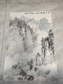 王岗山水画(货号53)