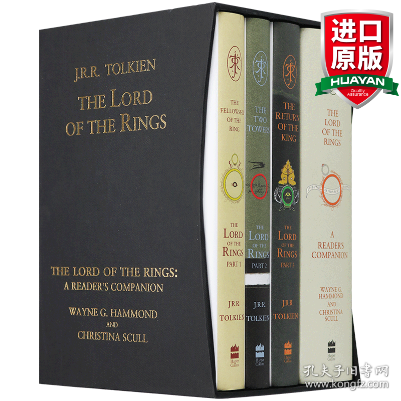 英文原版 The Lord of the Rings Boxed Set 指环王60周年套装 精装 英文版 进口英语原版书籍