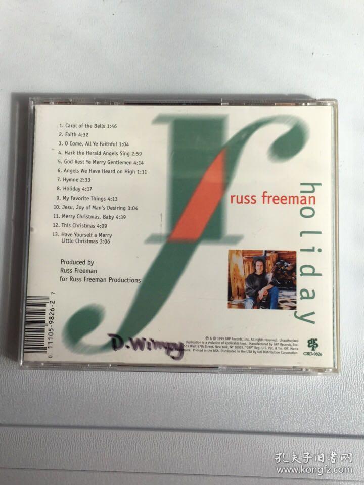 美国版JAZZ吉他发烧碟---RussFreeman《Holiday》整张专辑吸引我的不是旋律，而是轻快的节奏，令我的心随之摇摆。但是他们以节奏见长的风格却赢得广大的听众的喜爱。听他们的作品会令你情不自禁地跟着节奏摇摆起来。Russ 往往由于在键盘及吉他上的出色发挥被称呼做“钢琴家”或“吉他手”。整张专辑节奏轻快明亮，配器乾净，是一张值得推荐的Smooth Jazz作品。