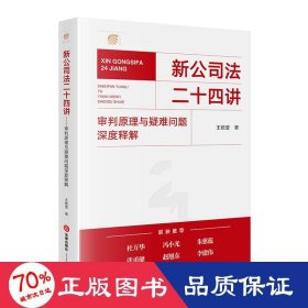 新公二十四讲 审判与疑难问题深度释解 法律实务 王毓莹