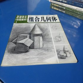 组合几何体(基础美术绘画技法:初级教材。平装未翻阅无破损，除开首页有几个字迹)