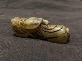 明清老玉貔貅瑞兽 造型独特，适合收藏或把玩。
