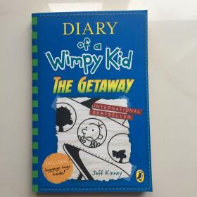 现货小屁孩日记12 英文原版 Diary of a Wimpy Kid The Getaway 逃跑去度假漫画书中小学幽默趣味读物 杰夫金尼儿童畅销小说6-12岁