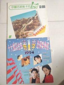 十大国语金曲第1季1994 中国名歌集卡拉OK LD大碟镭射光盘