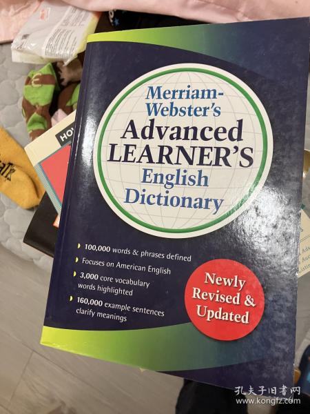 麦林韦氏 Merriam Webster's Advanced Learner's English Dictionary 高阶英语学习词典字典辞典