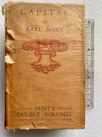 1933年 全一册 资本论 马克思 capital by karl marx dent's double volumes 精装