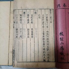 光绪六年，校经山房藏板《阳宅三要》4卷两册，一函，一套全