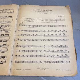 1904年至1905年外文钢琴曲谱