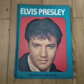 ELVIS PRESLEY 绝版 猫王 77年版 黑白彩色老照片16开精装本英文版