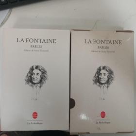 【Pochotheque系列】La fontaine 拉封丹 寓言。圣经纸/词典纸印刷，法语 法文 原版。大量精美插图。有点像“穷人的七星文库”。大量注释和解读。