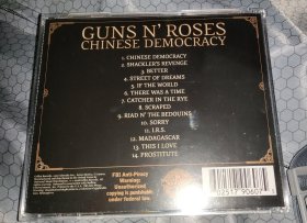 枪与玫瑰 Guns N Roses CHINESE DEMOCRACY CD 美版 未拆