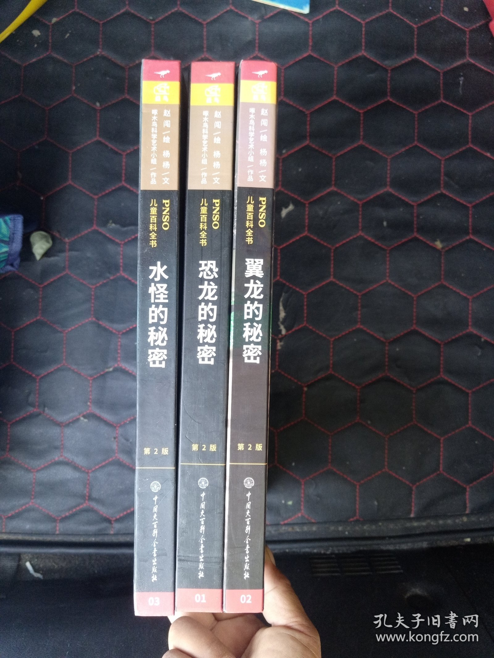 PNSO儿童百科全书：恐龙的秘密+水怪的秘密 +翼龙的秘密 (3册合售)