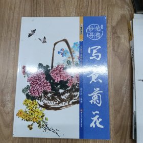 墨点字帖妙笔丹青写意菊花 美术国画入门水墨画技巧教材