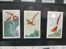 新中国邮票，T35，金鸡，全品，原胶全新品相，实物照片。