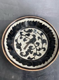 定窑黑画碗
