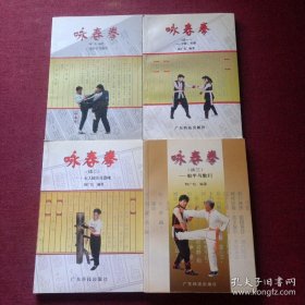 韩广玖 咏春拳+寻桥 指标+木人桩及器械+黏手与散打 四册合售