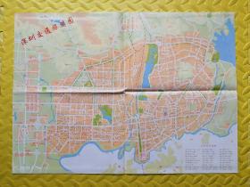 深圳交通旅游图 （1995年版）