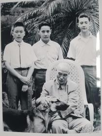 蒋介石与孙子 照片