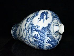 明正统青花人物故事梅瓶【45x27.5cm 】
