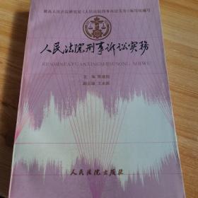 人民法院刑事诉讼实务