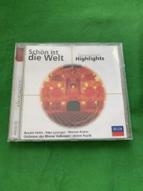 CD/Schon ist  die Welt/ Operetta Highlights,/Renate Holm Pilar Lorengar. Werner Krenn  Orchester der Wiener Volksoper Anton Paulik雷娜特·霍姆·皮拉尔·洛伦加。维也纳大众歌剧演员安东·保利克的沃纳·克林管弦乐队/DECCA德卡