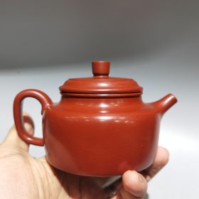 老紫砂壶紫砂茶壶刻绘德钟壶 280cc