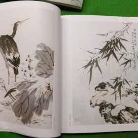 陈建强国画展、陈建强花鸟画集闲情逸意(2册)