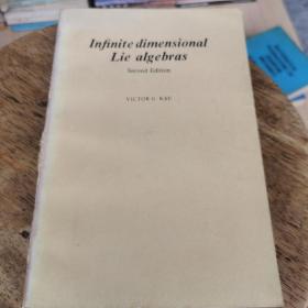 Infinite dimensional Lie algebras（无限维李代数 第2版）英文 书撕缺版权页，品相如图