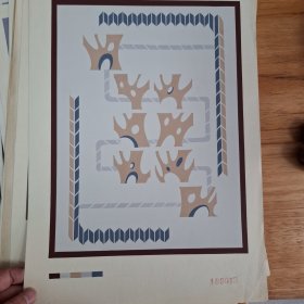 80年代地毯设计稿52