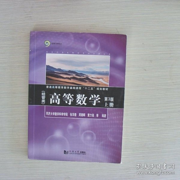 同济数学系列丛书：高等数学（经管类 上册 第3版）