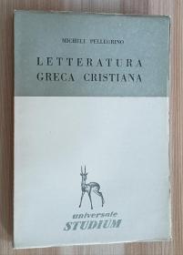 意大利语书  letteratura latina 45 Michele pellegrino