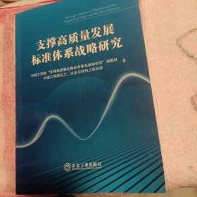 支撑高质量发展标准体系战略研究